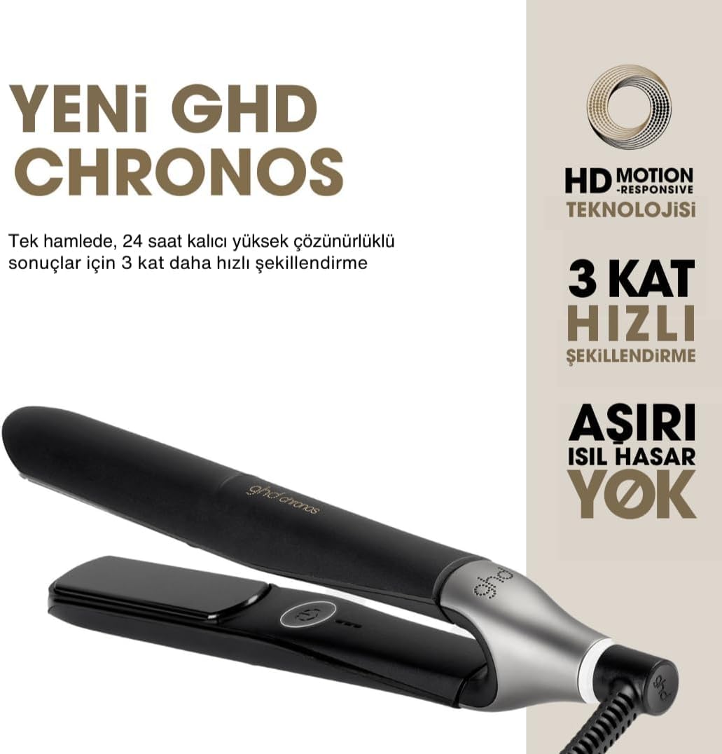 【希少】GHD GN607A Ghd Chronos Saç Düzleştirici, Siyah : Amazon.com.tr: Kişisel Bakım